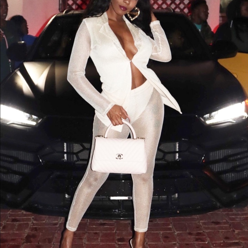 Champagne Nude Mesh Set